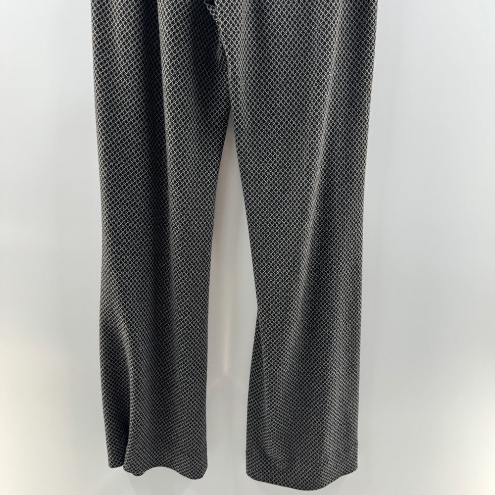 White House Black Market Wide Leg Textured Pants Clasp Waist Size 4 - Picture 9 of 9